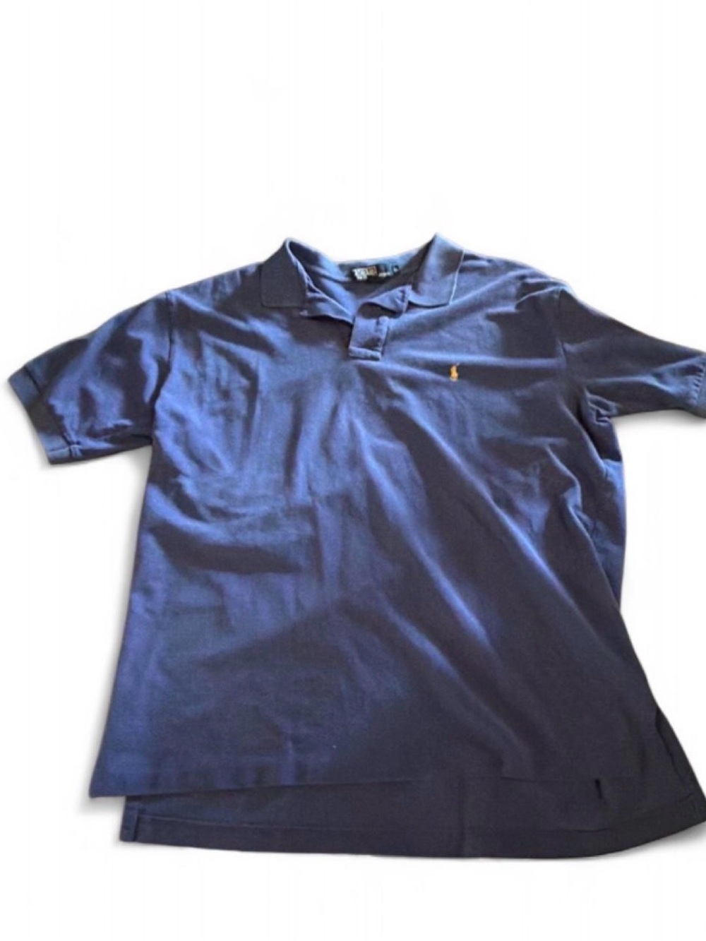 Ralph Lauren Men’s Navy Polo with Yellow  Pony Logo